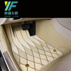 YF彝福车居-360汽车软包脚垫快乐星球+雪尼丝 二层垫